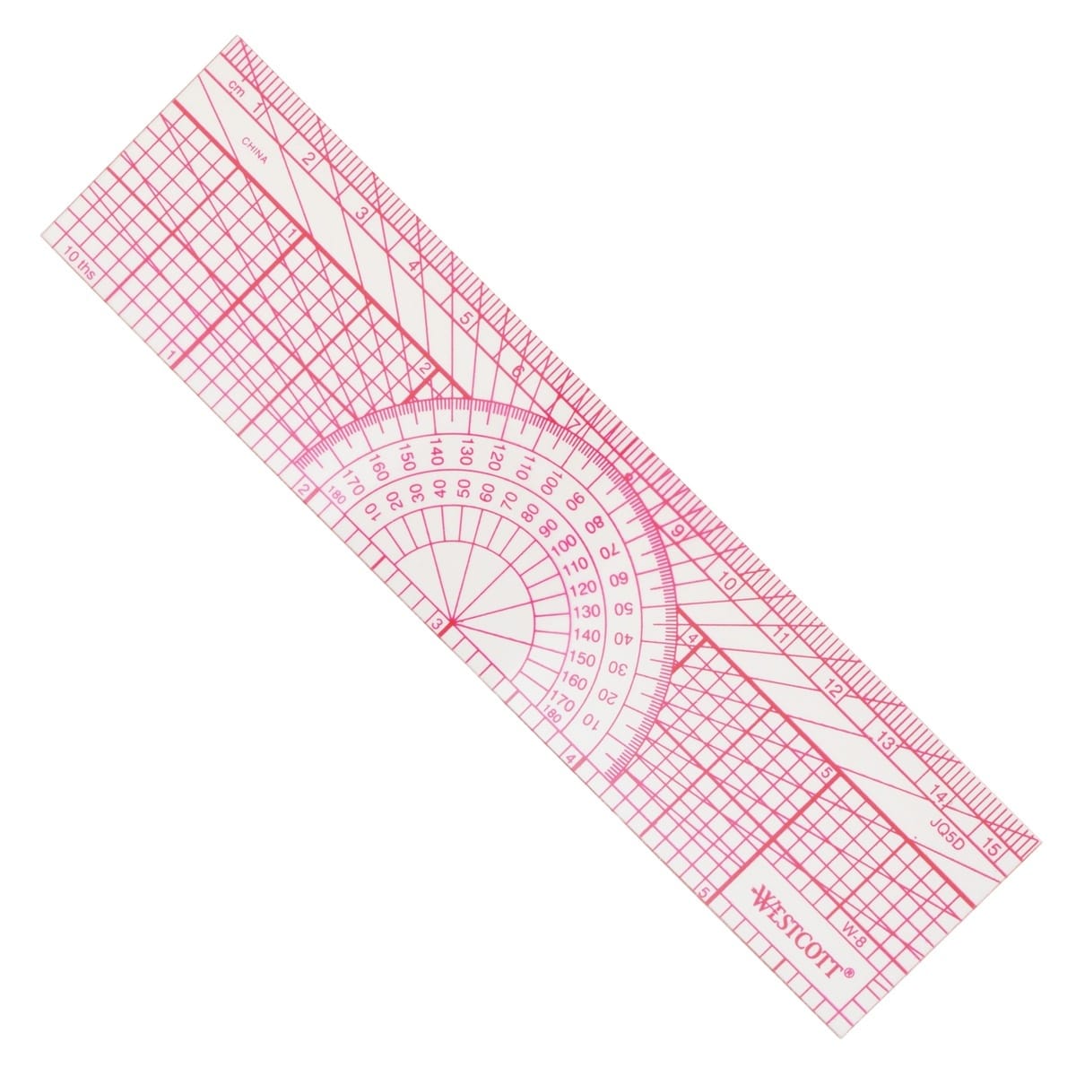 6" Engineer’s Protractor Ruler