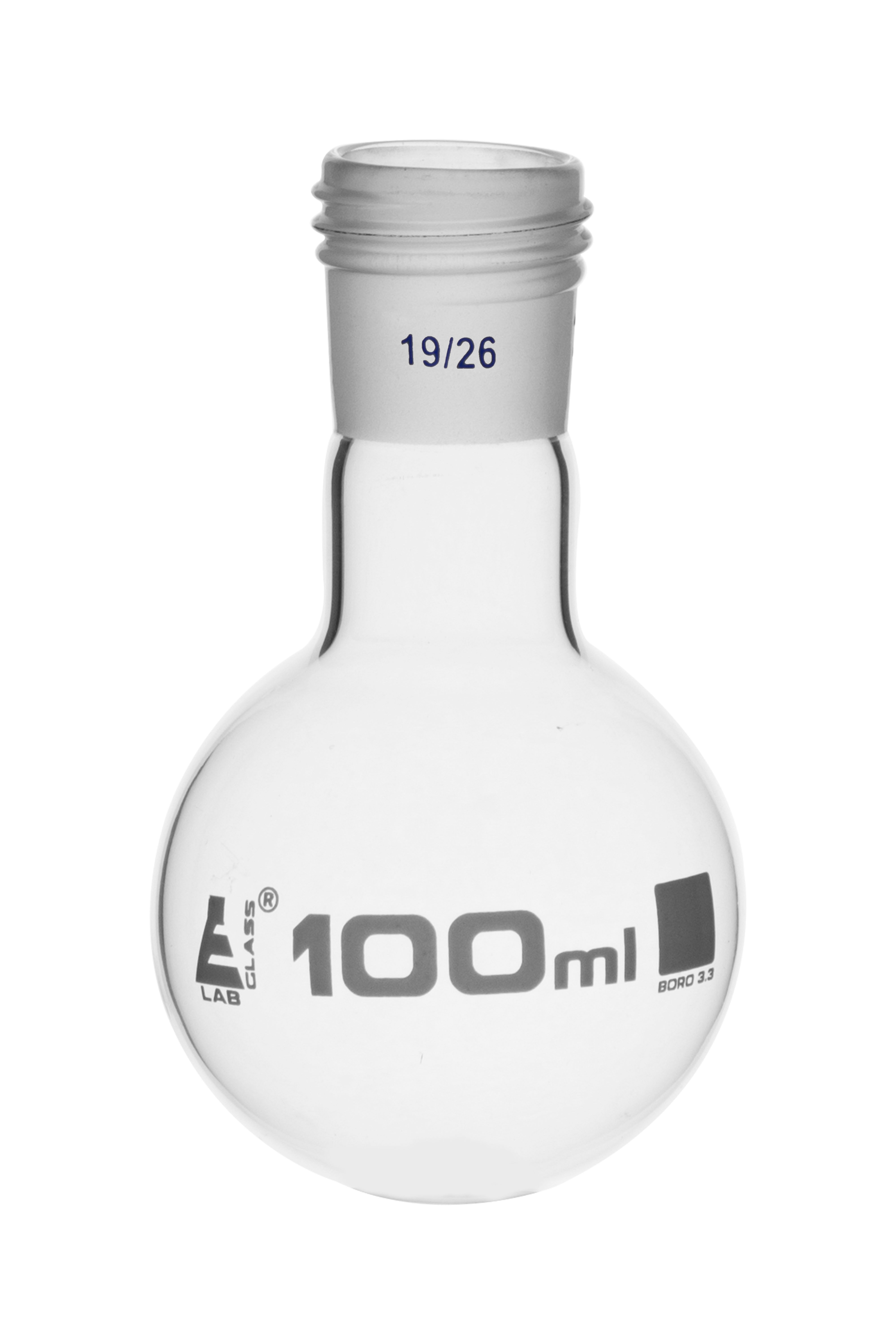 Eisco LabGlass® Boiling Flasks, Round Bottom with Threaded Joint