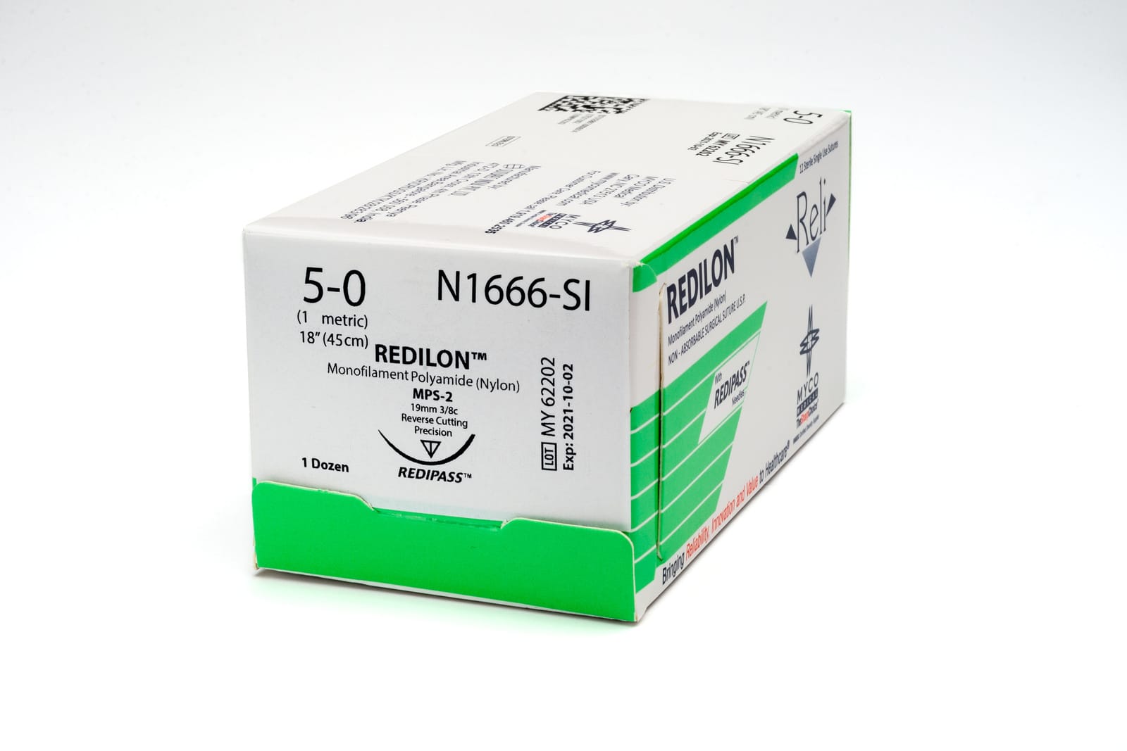 Reli® Black Nylon Non-Absorbable Sutures, MYCO Medical