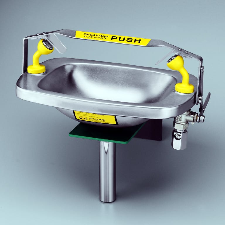 Eyesaver® Bar Activated Eyewash Stations, Speakman®