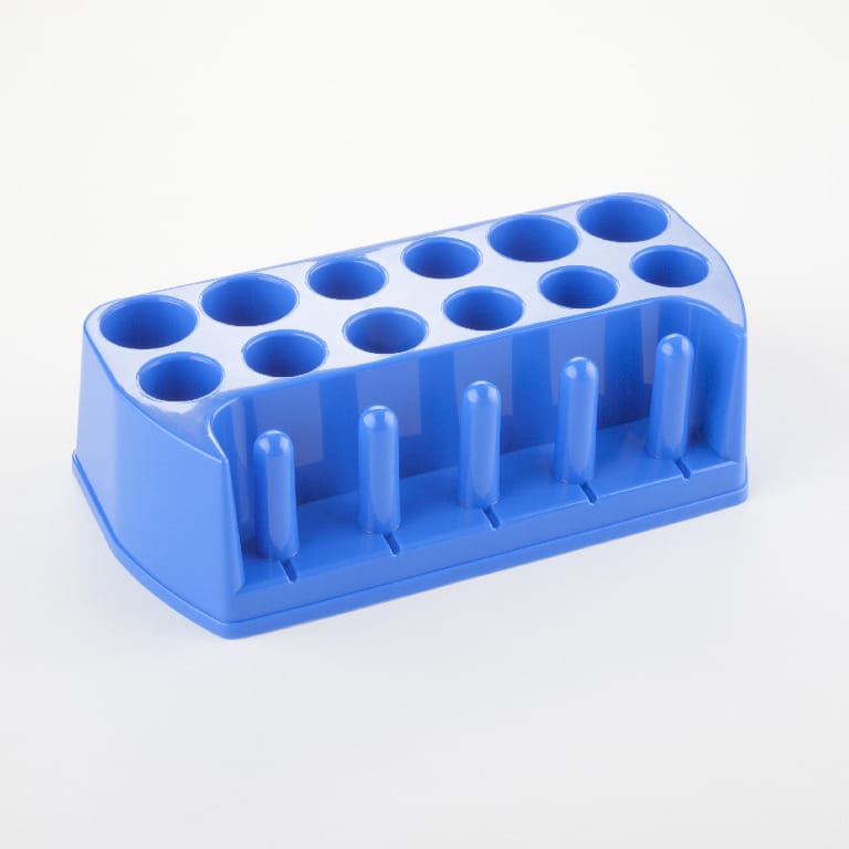 Polyethylene Test Tube Supports with Draining Pins
