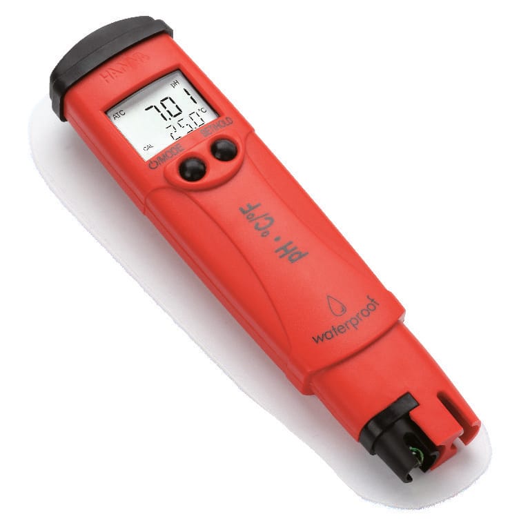 pHep®5 pH/Temperature Tester, 0.01 pH Resolution