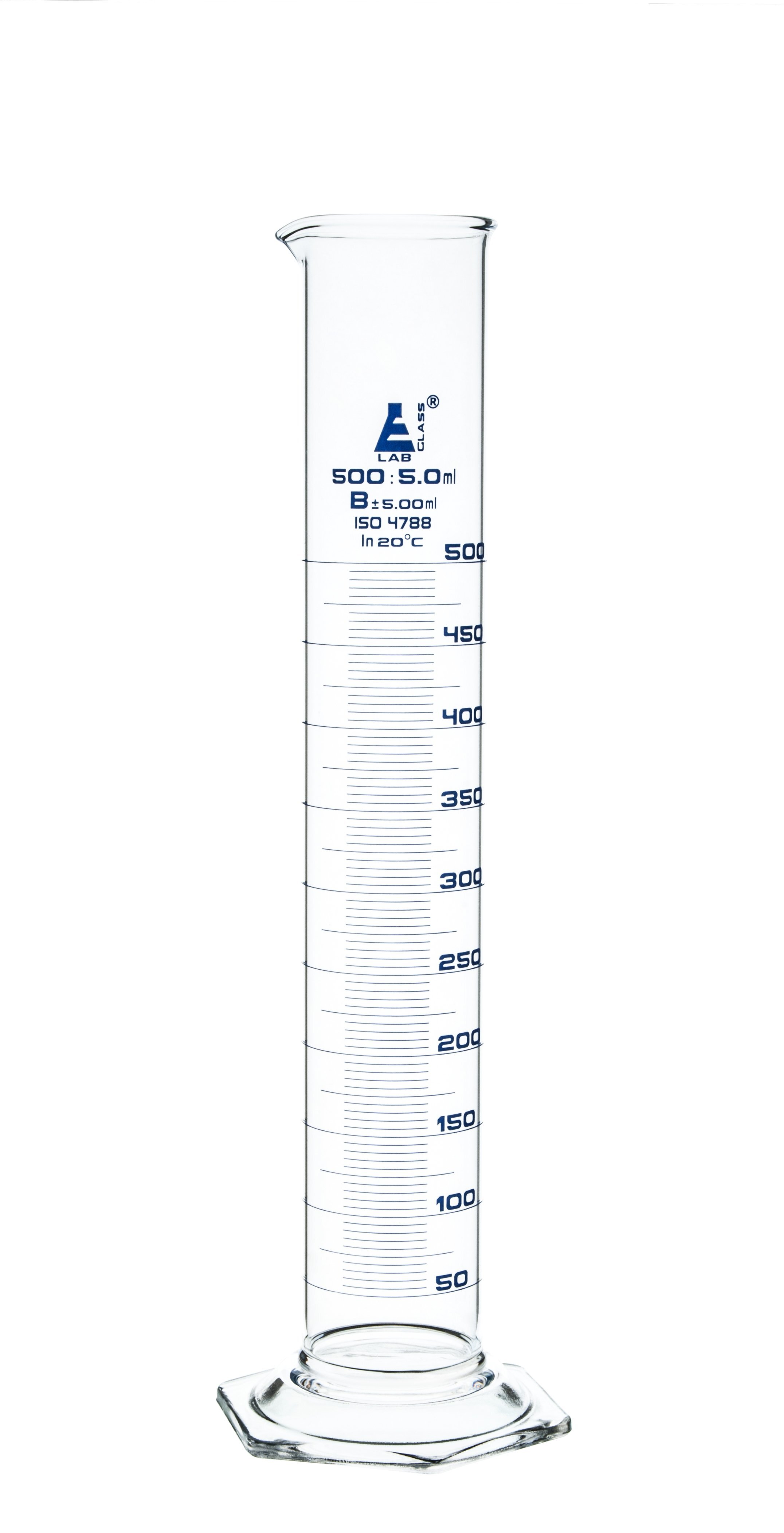 Eisco Glass Graduated Cylinders with Hexagonal Base