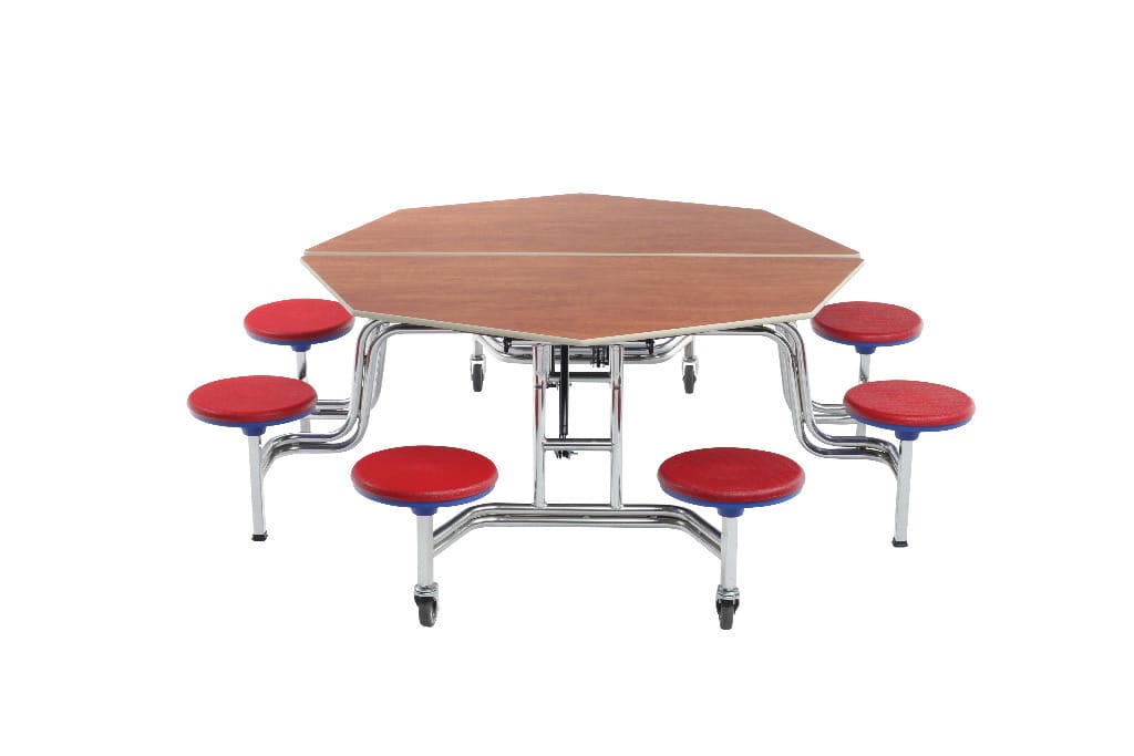 Mobile Stool Tables, 60'Ø, AmTab