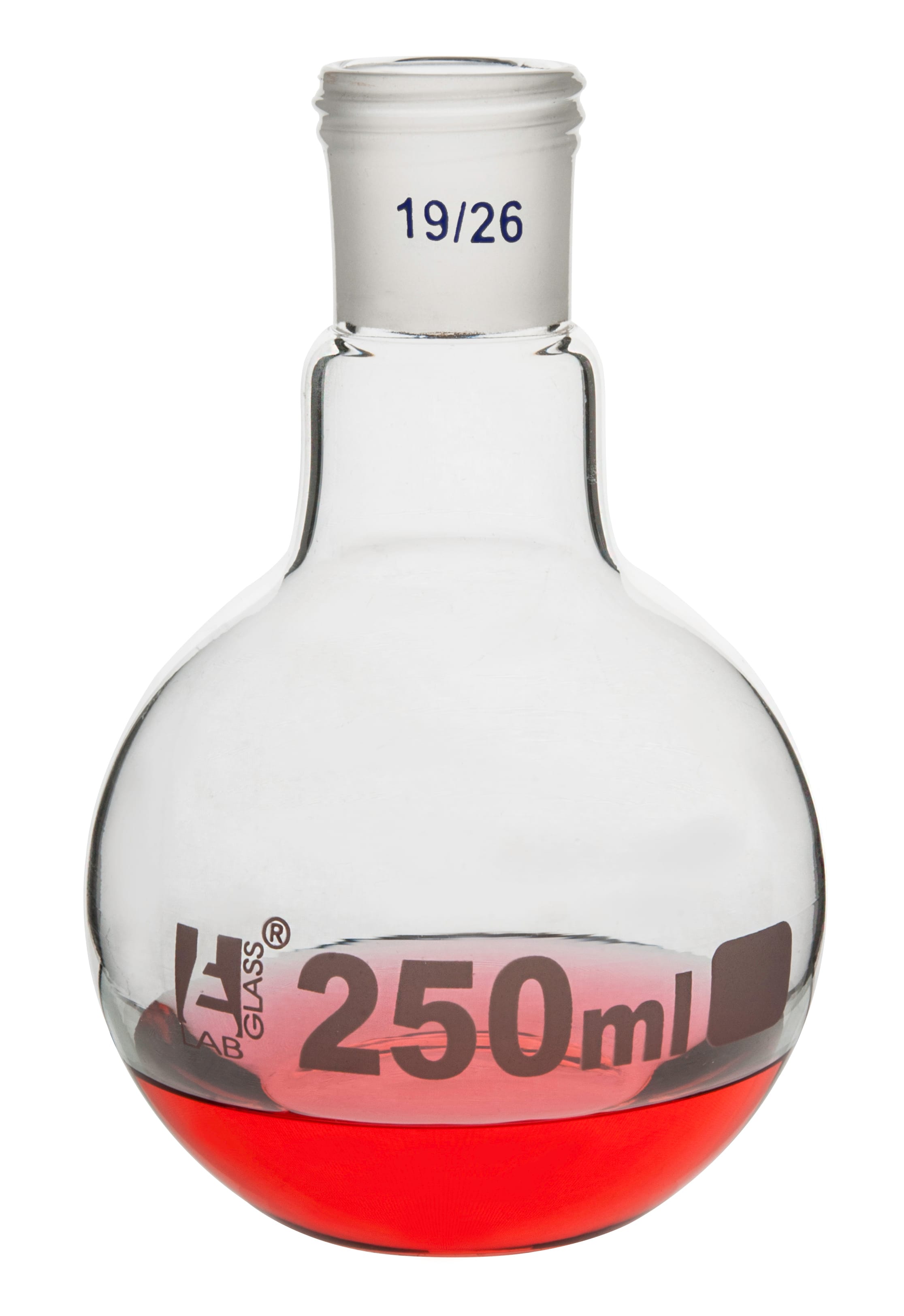 Eisco LabGlass® Boiling Flasks, Flat Bottom with Threaded Joint