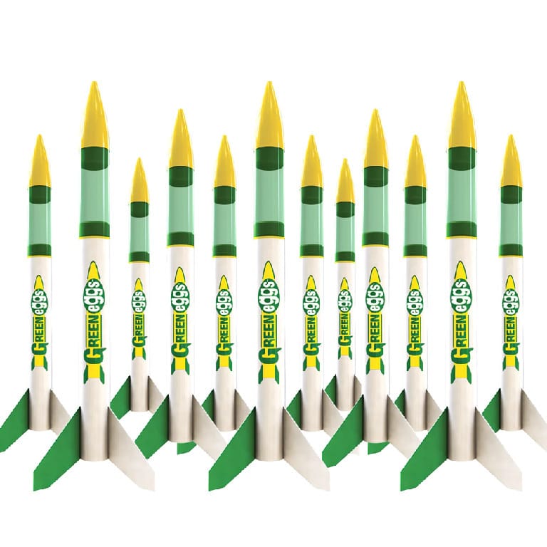 Estes Green Eggs Model Rockets