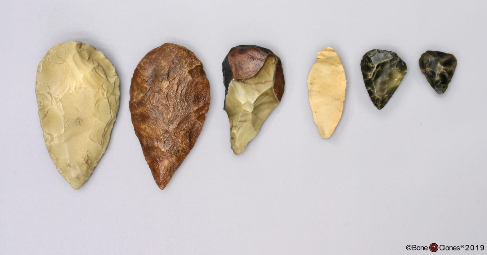 Bone Clones® Fossil Hominid Tools set of 6