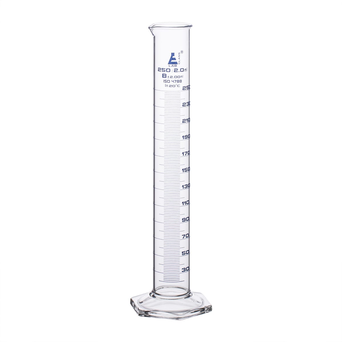 Eisco Glass Graduated Cylinders with Hexagonal Base