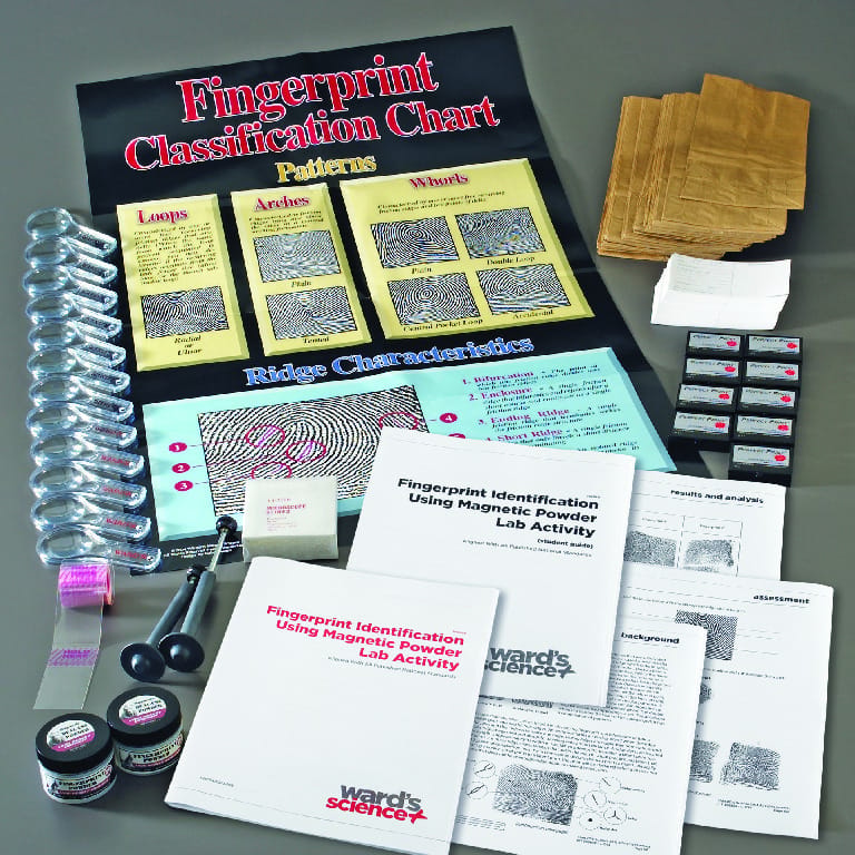 Ward's® NGSS: Fingerprint ID Magnetic Powder Kit