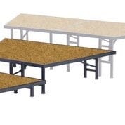 Portable Stages and Risers, Pie Shaped Riser, AmTab