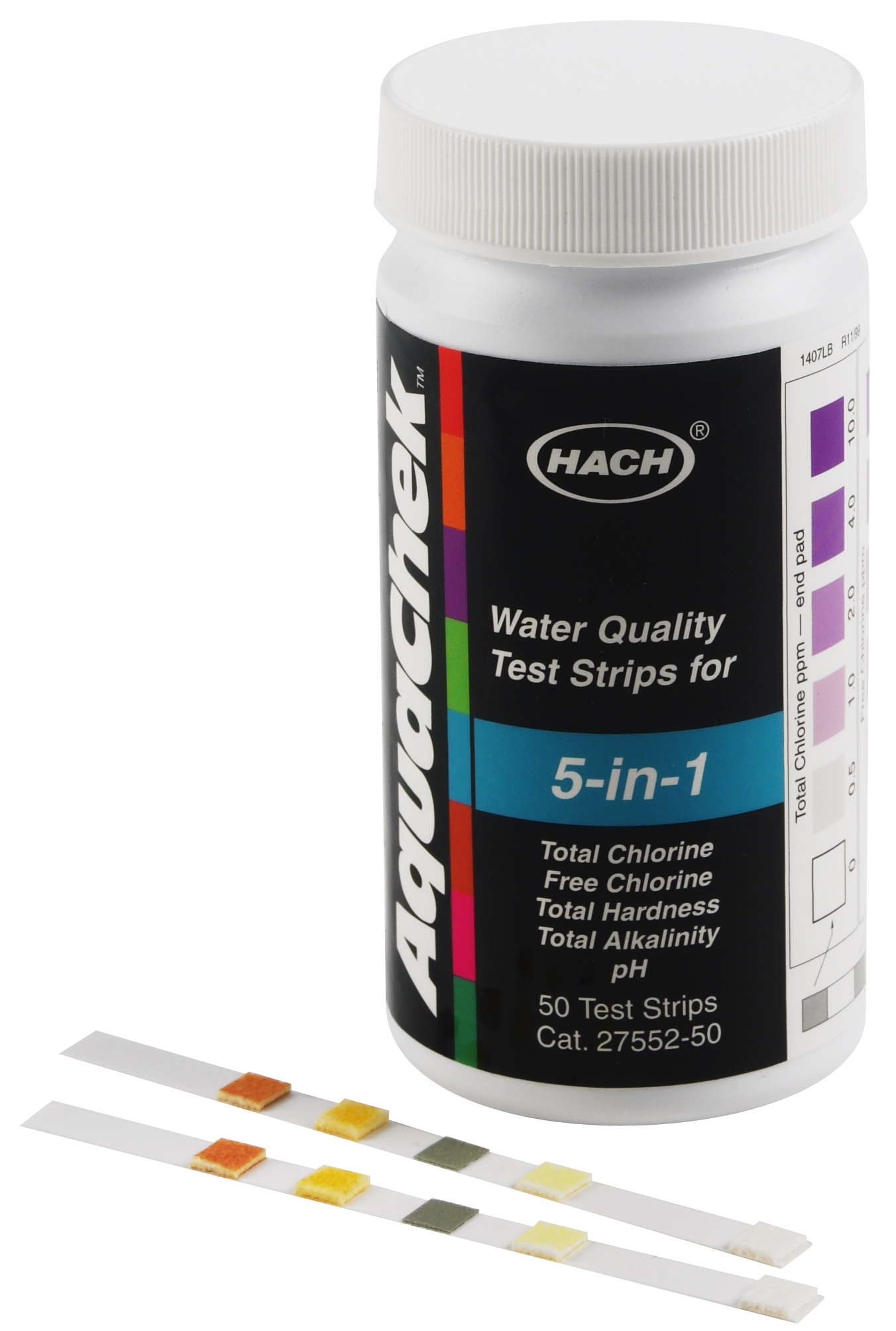 5-in-1 Water Quality Test Strips, Hach