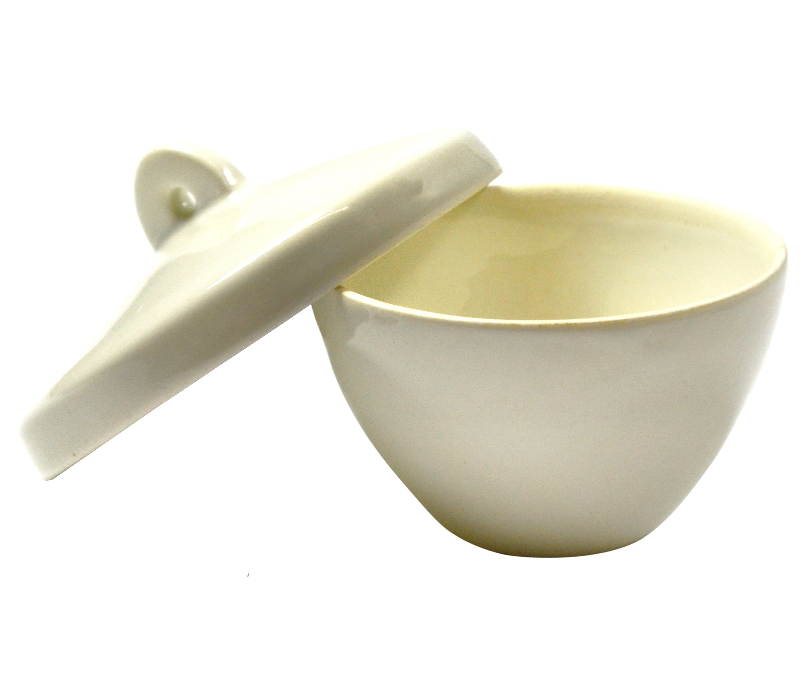 Eisco Porcelain Crucible with Lid, Short Form