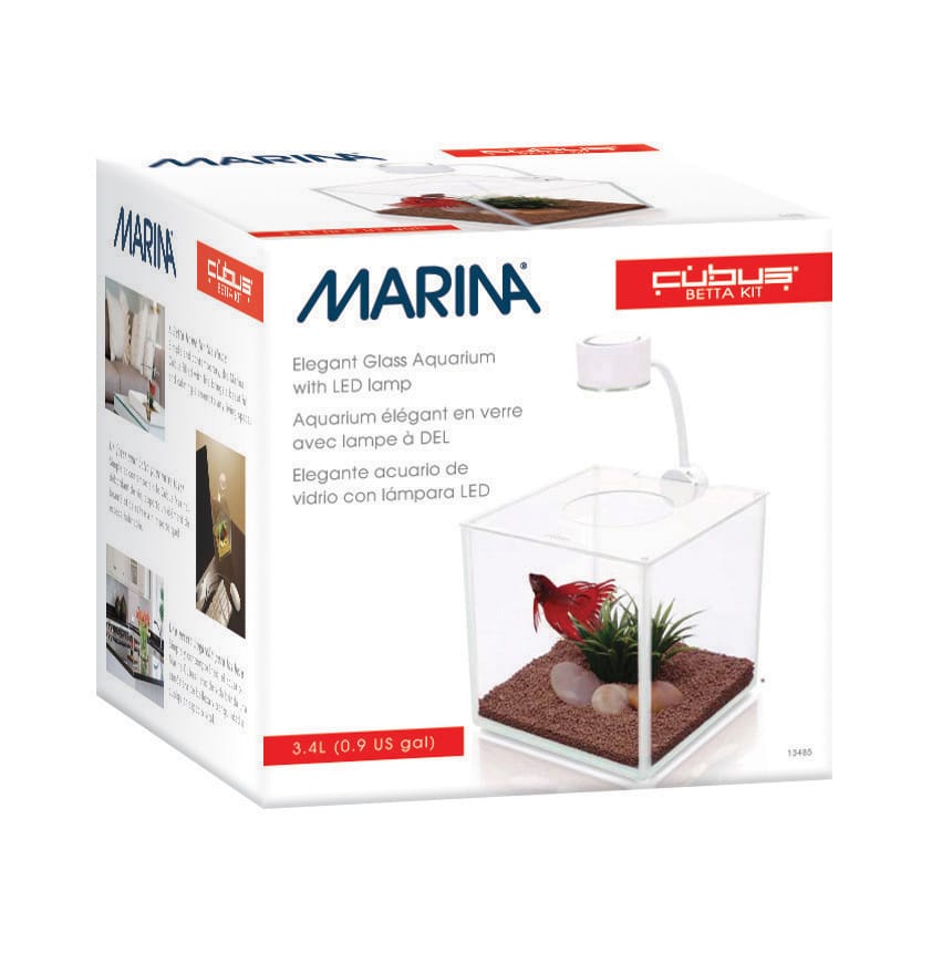 Marina® Cubus Glass Betta Kit