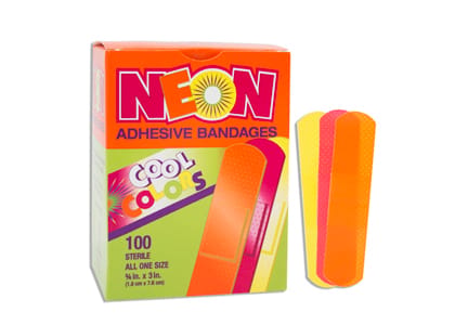American White Cross First Aid® Neon Adhesive Bandages, DUKAL™ Corporation