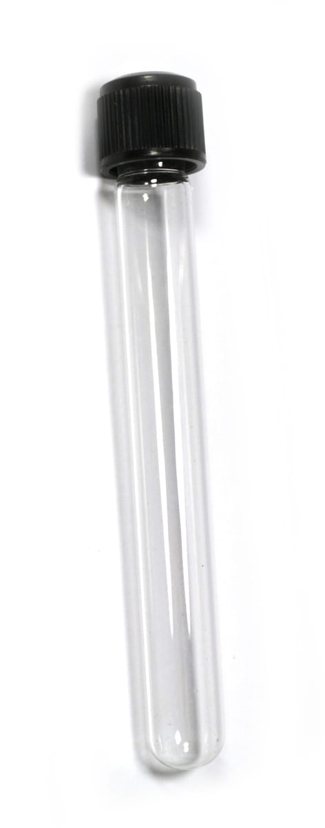 Eisco Glass Test Tubes with Screw Cap