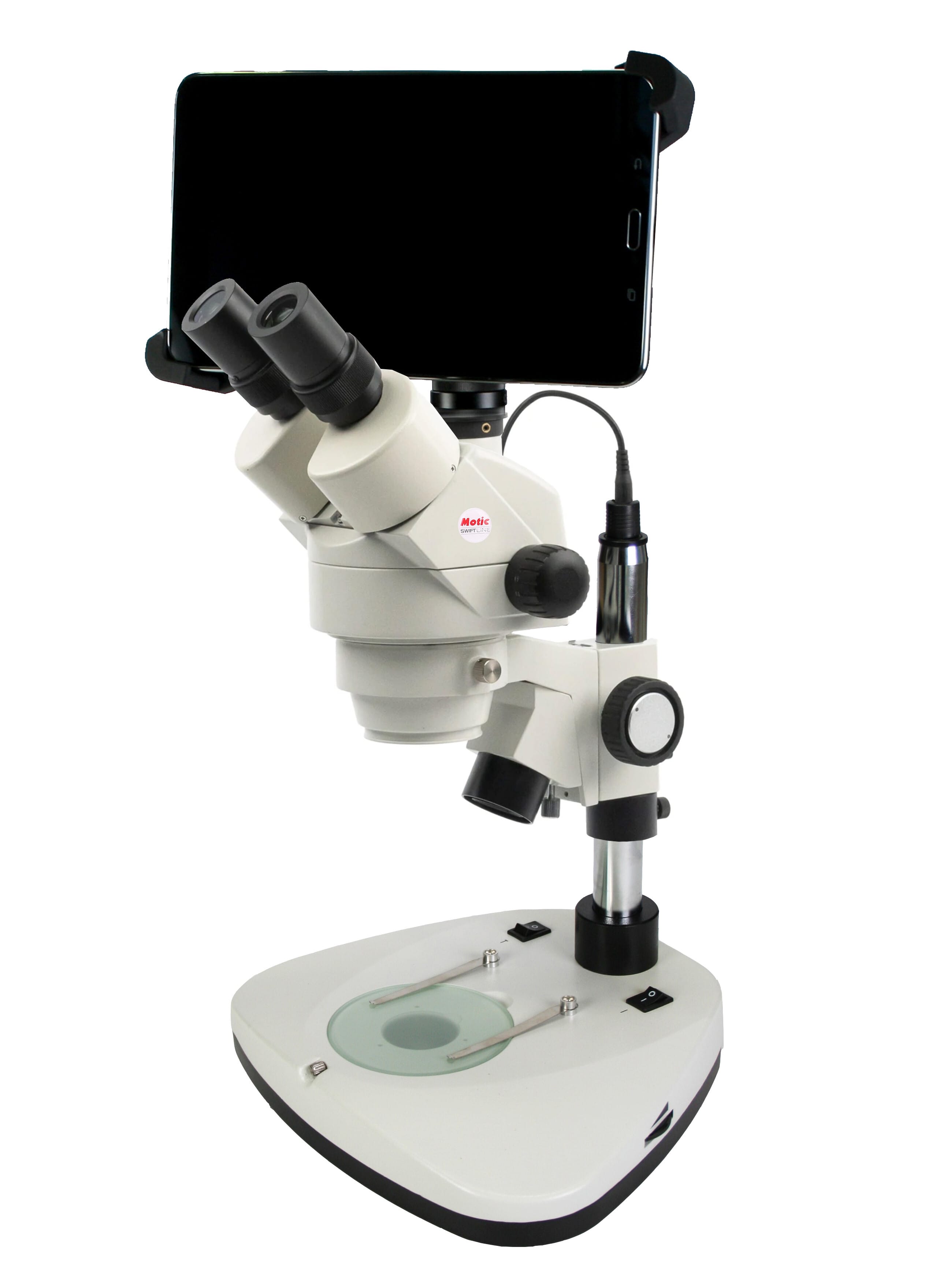 Motic Swift Line M30TZ-BTI Zoom Stereo Microscope with Tablet