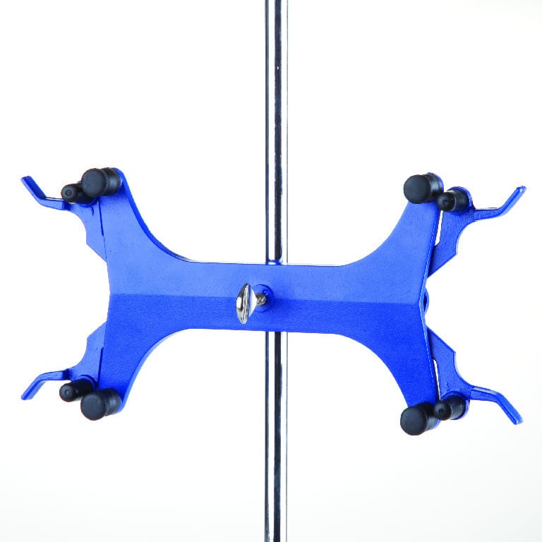 Double Buret Clamp with Vinylized Jaws