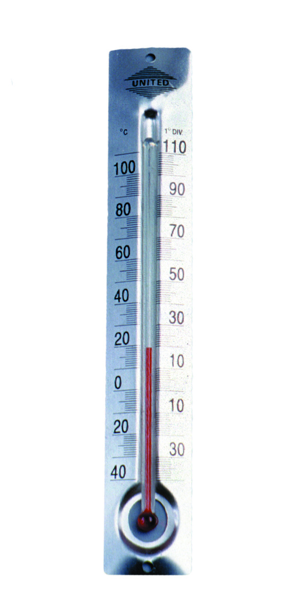Metal Backed Student Thermometer, United Scientific Supplies