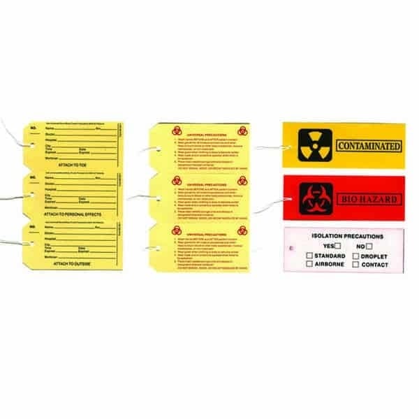 Mortuary Body Tag Set, Mortech®
