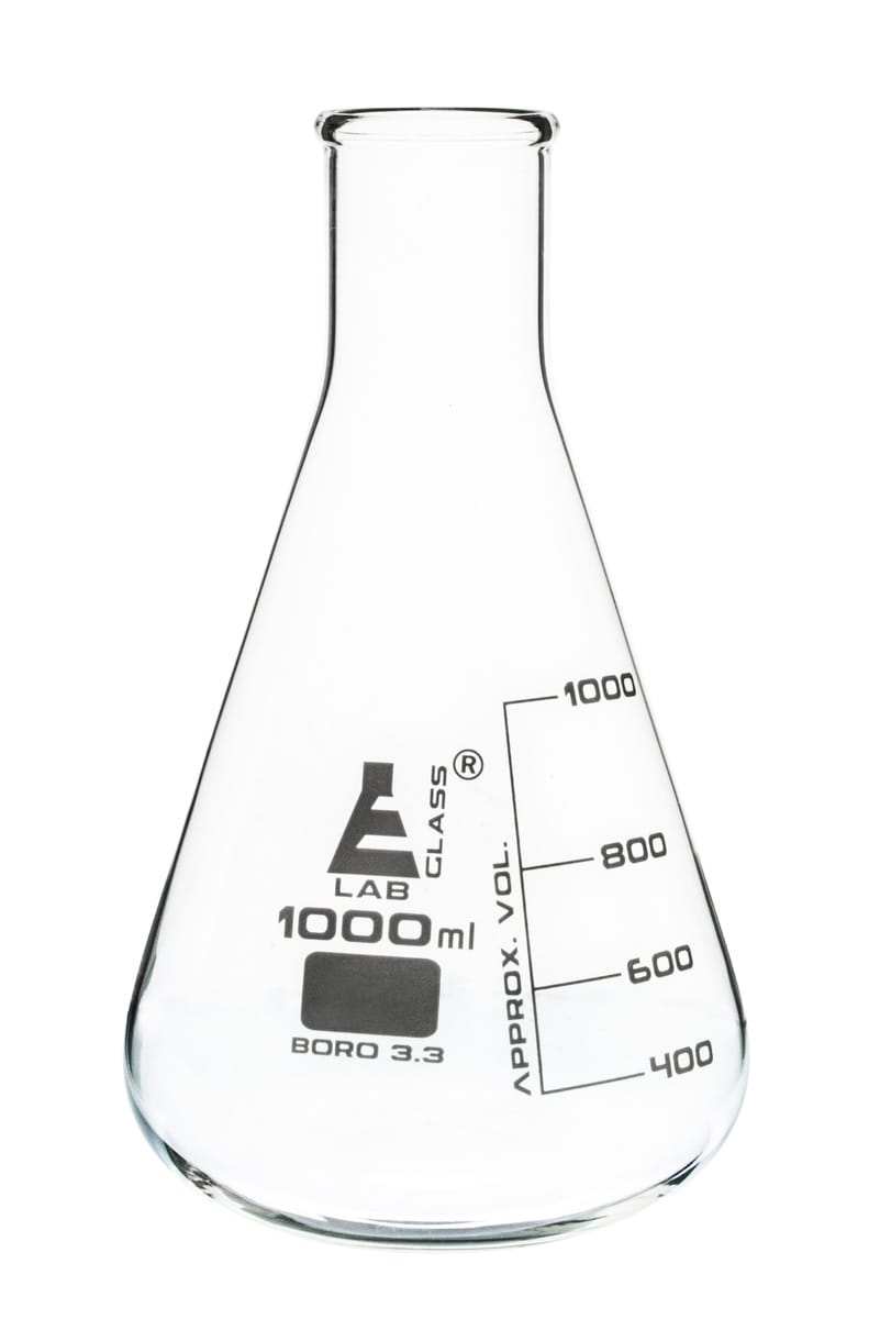 Eisco Glass Narrow Neck Erlenmeyer Flasks