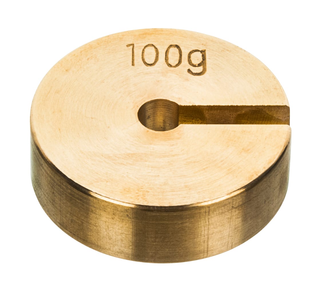 Accessories for Eisco® Slotted Mass Sets with Hangers, Brass