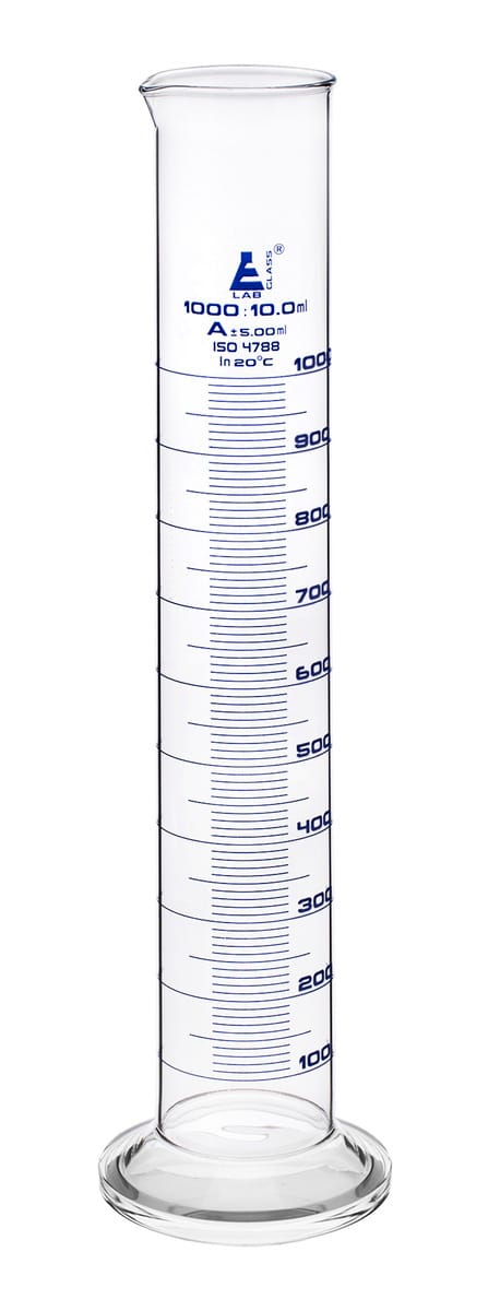 Eisco Glass Graduated Cylinders with Round Base