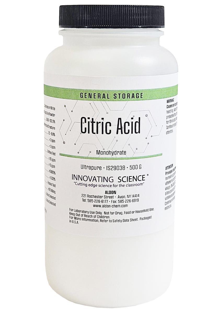 Innovating Science® Citric Acid Monohydrate, Ultrapure
