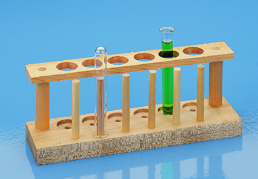Test Tube Supports with Draining Pins