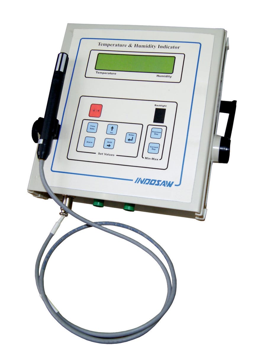 Indosaw Digital Temperature and Humidity Indicator with Min/Max Recording for Accurate Monitoring