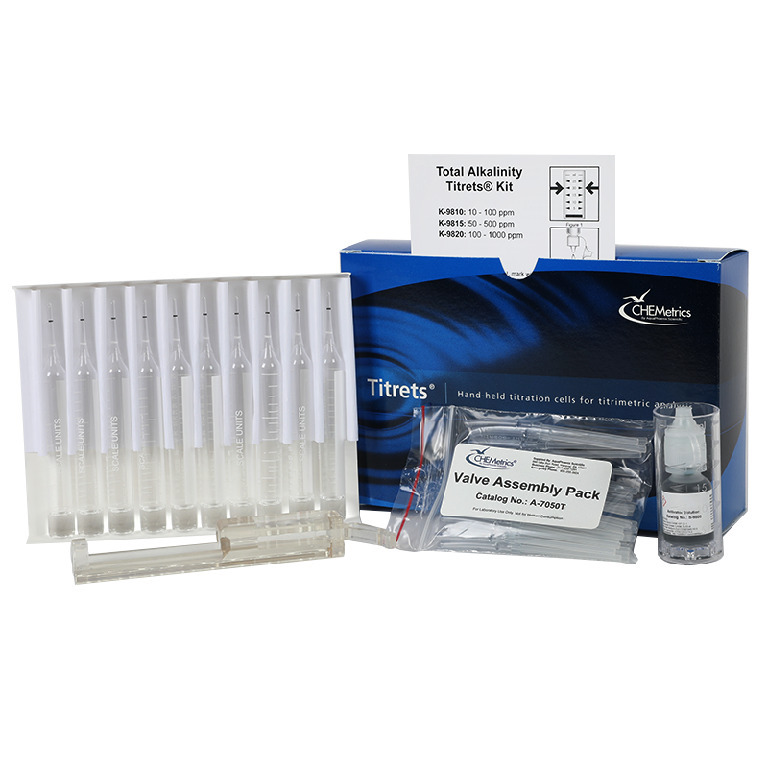 Total Alkalinity Titrets® Test Kit (50 to 500 ppm)