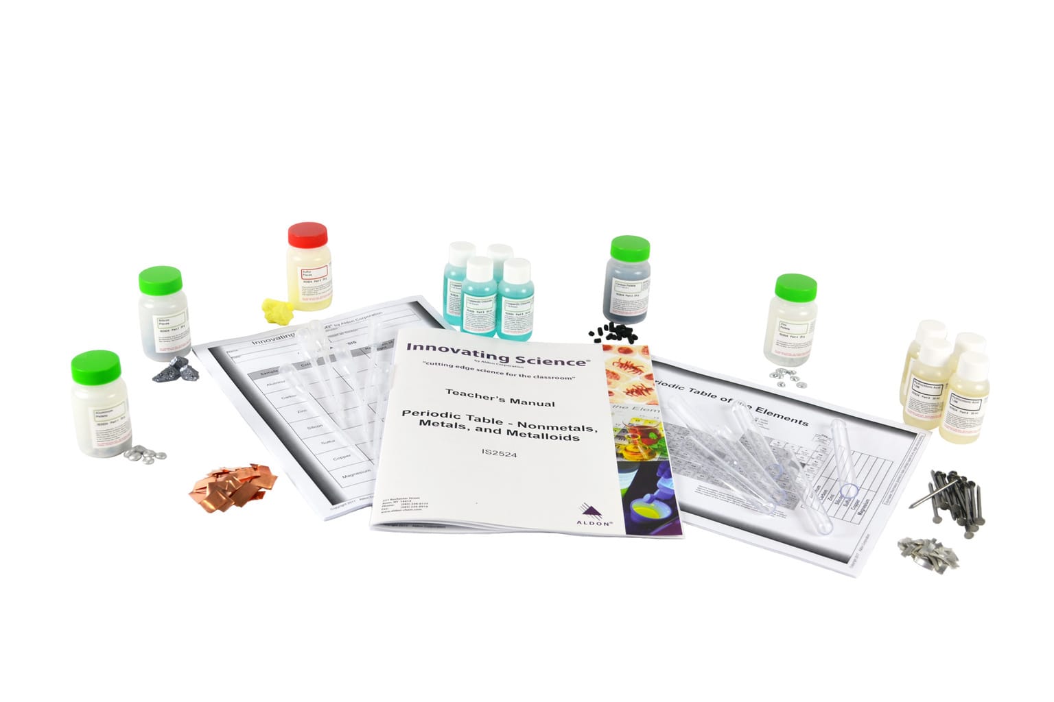 Innovating Science® Periodic Table - Non metals, Metals, and Metalloids