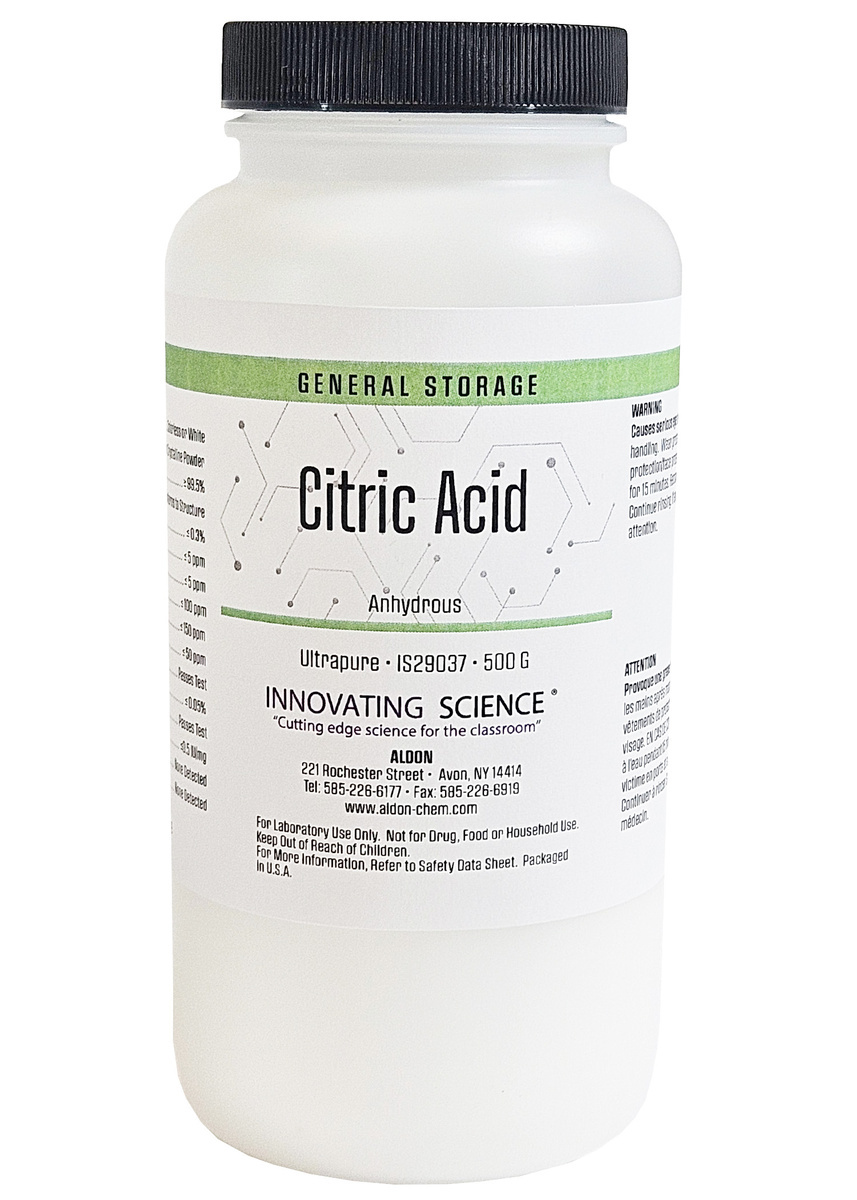 Innovating Science® Citric Acid Anhydrous, Ultrapure