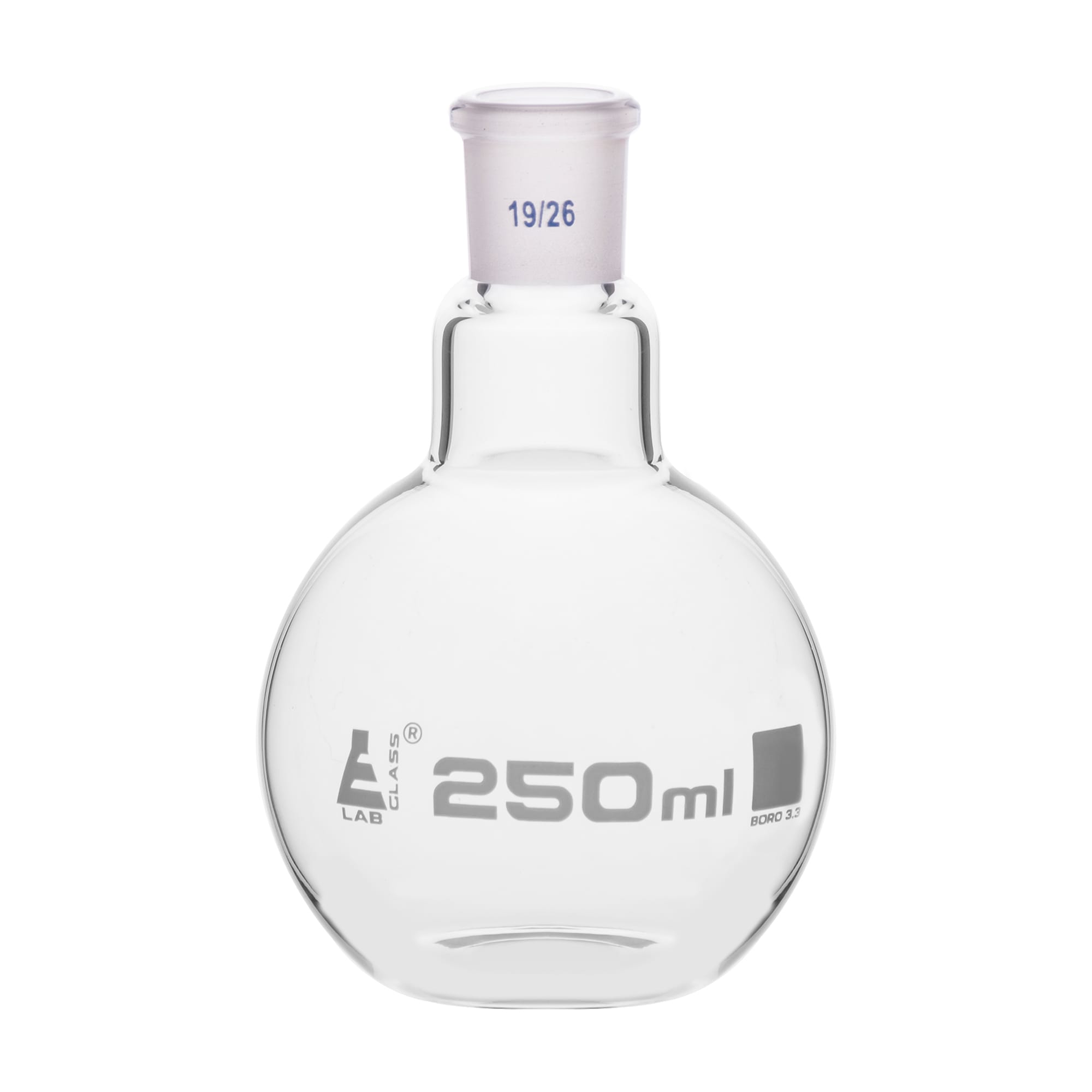 Eisco LabGlass® Boiling Flasks, Flat Bottom, Interchangeable Joint