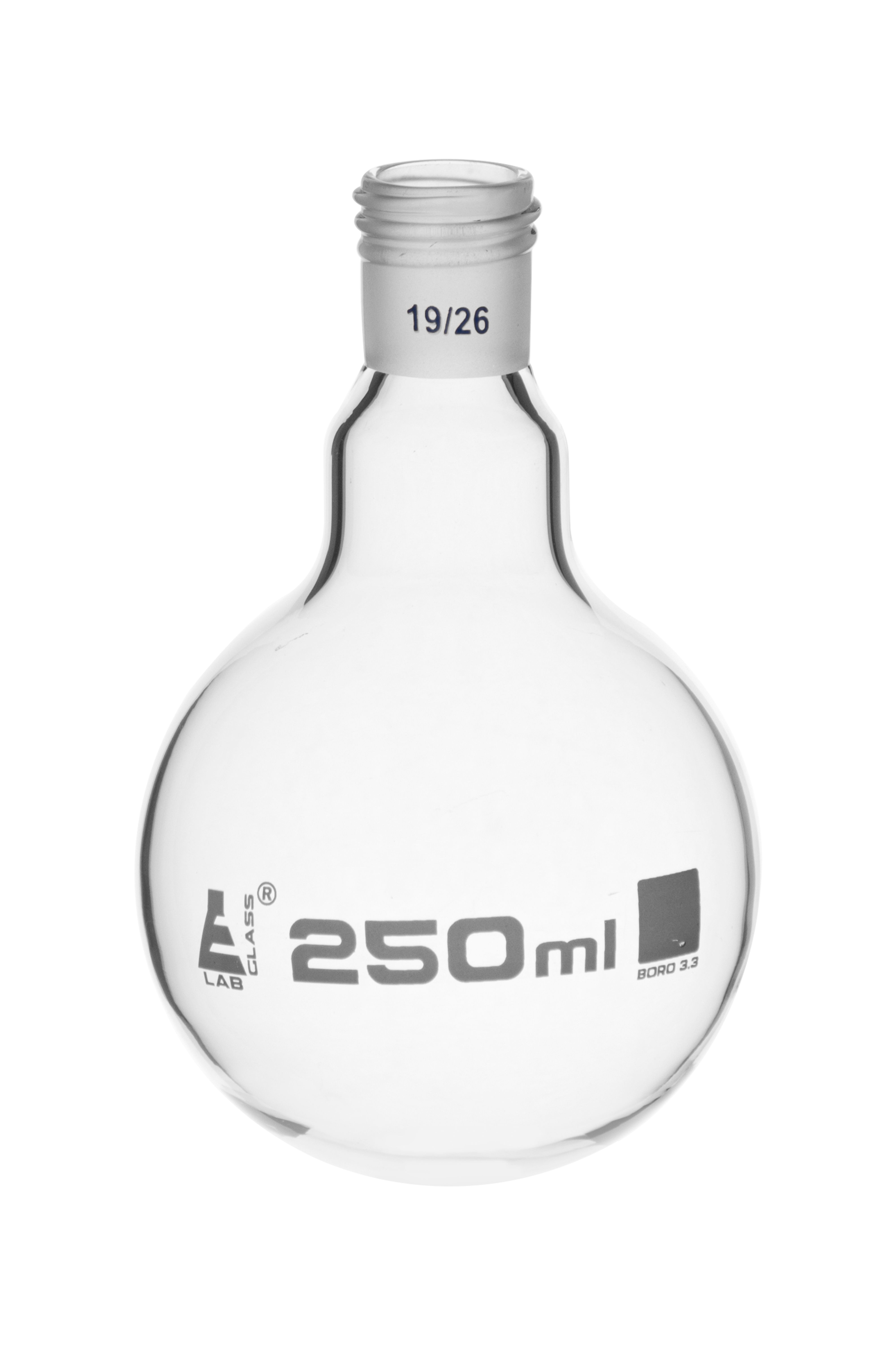 Eisco LabGlass® Boiling Flasks, Round Bottom with Threaded Joint