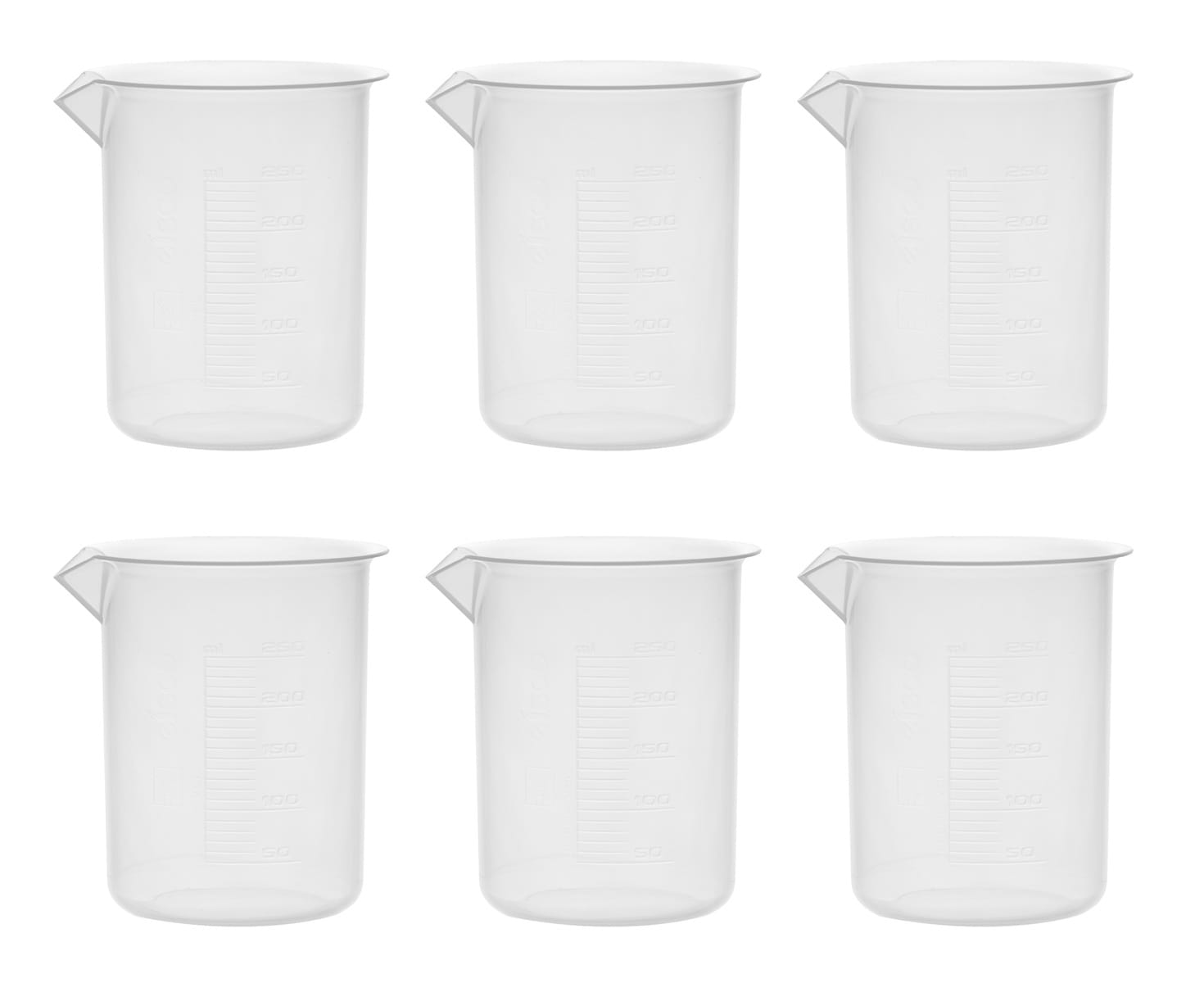 Plastic Graduated Beakers