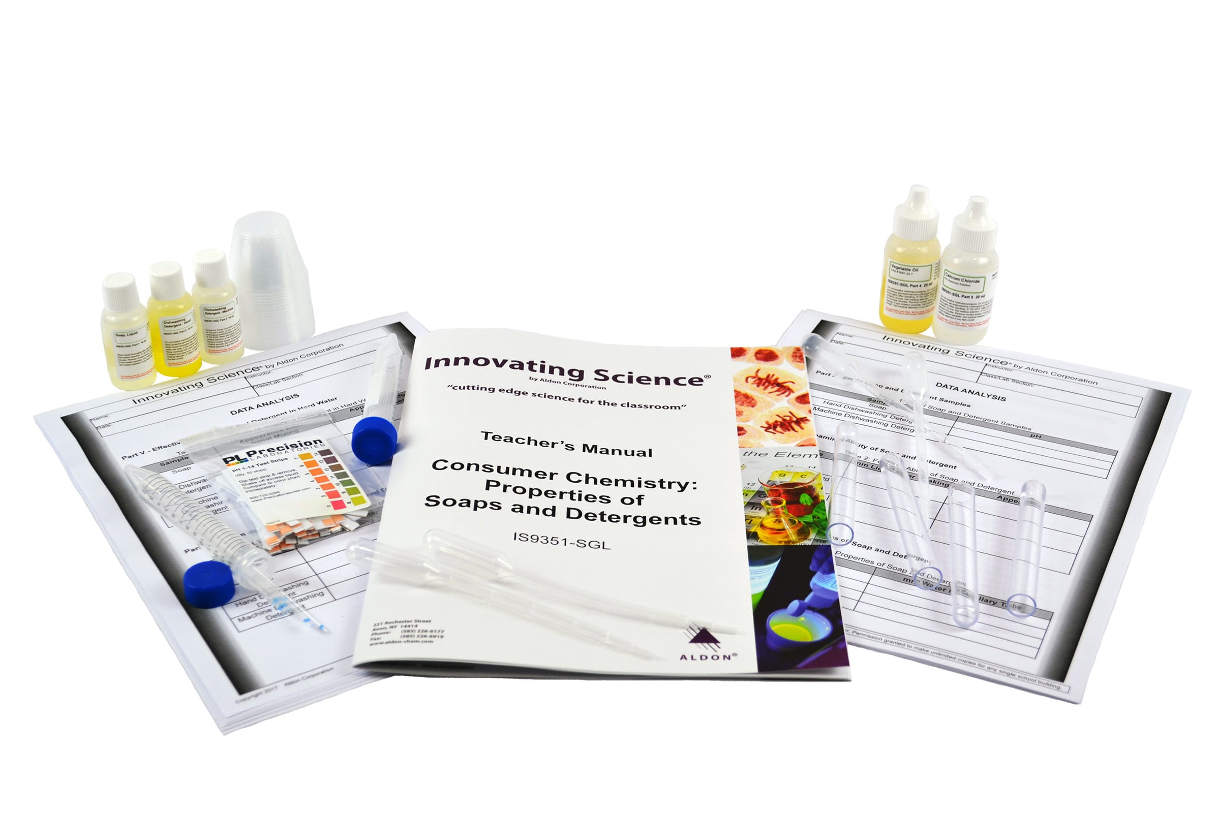 Properties of Soaps and Detergents - Small Group Learning Kit