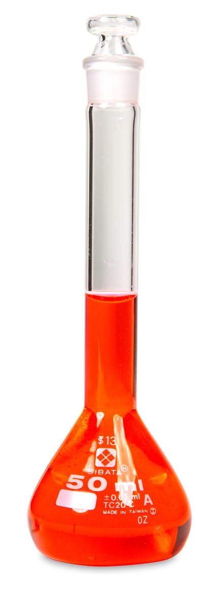 Vee Gee Volumetric Flasks with Glass Stopper