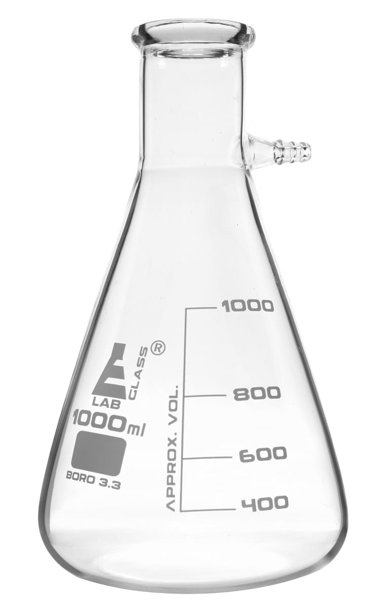 Eisco LabGlass® Filtering Flasks with Integral Side Arm