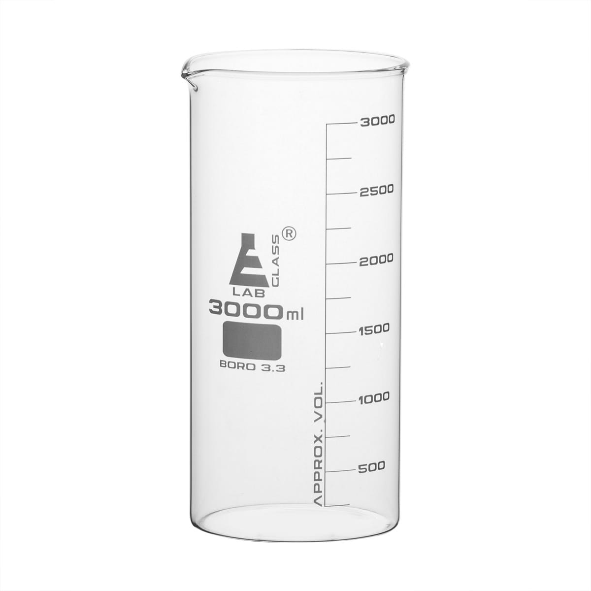 Tall Form Glass Beakers