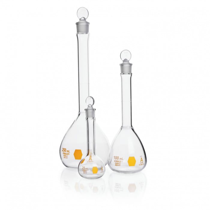 KIMAX® Colorware Volumetric Flasks, Class A, Kimble Chase, DWK Life ...