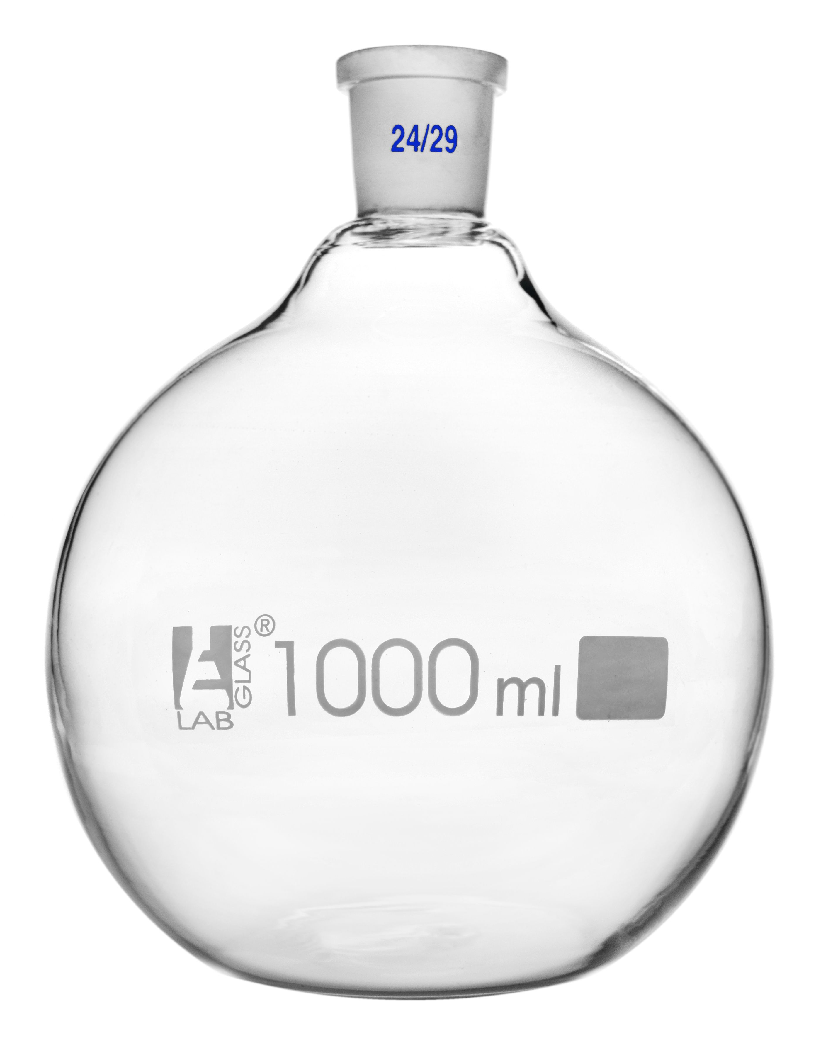 Eisco LabGlass® Boiling Flasks, Flat Bottom, Interchangeable Joint