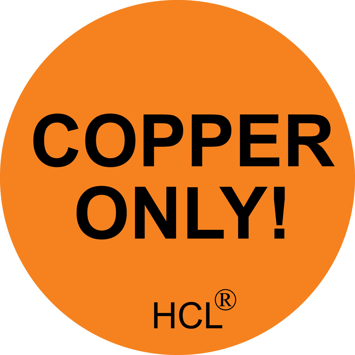 Adhesive Vinyl Labels with Lamination, 'Copper Only' | VWR, part of Avantor