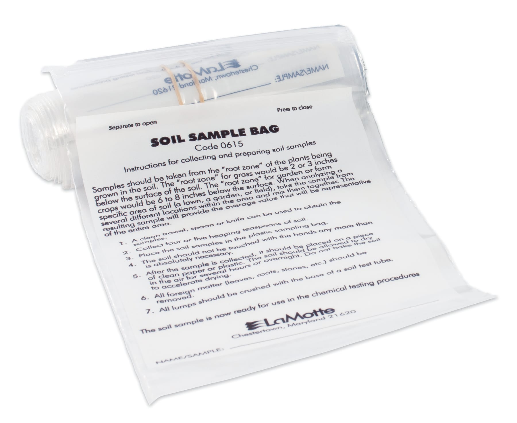 LaMotte® Soil Sampling Bags