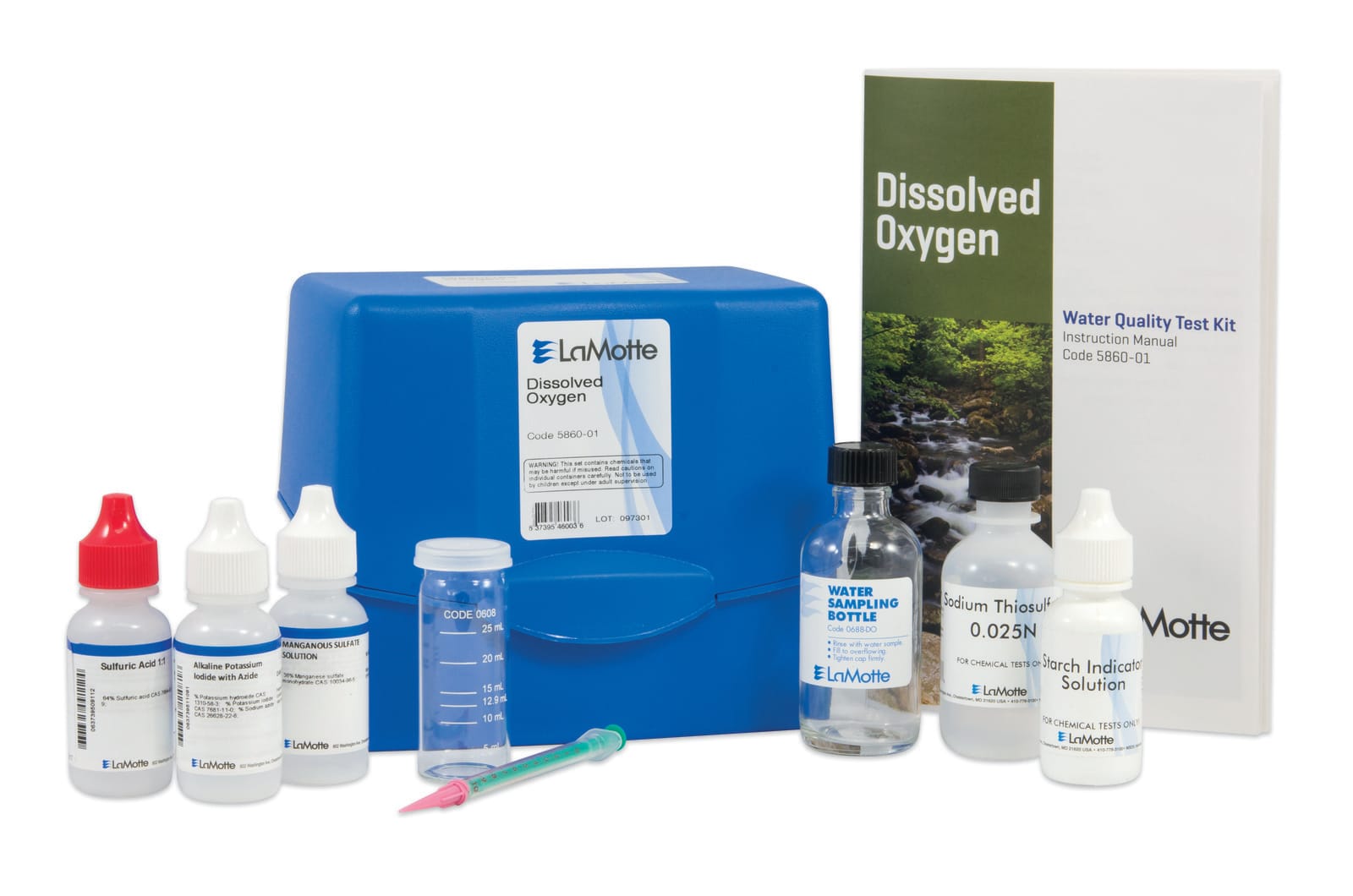 LaMotte® Dissolved Oxygen Water Test Kit (Winkler Method)