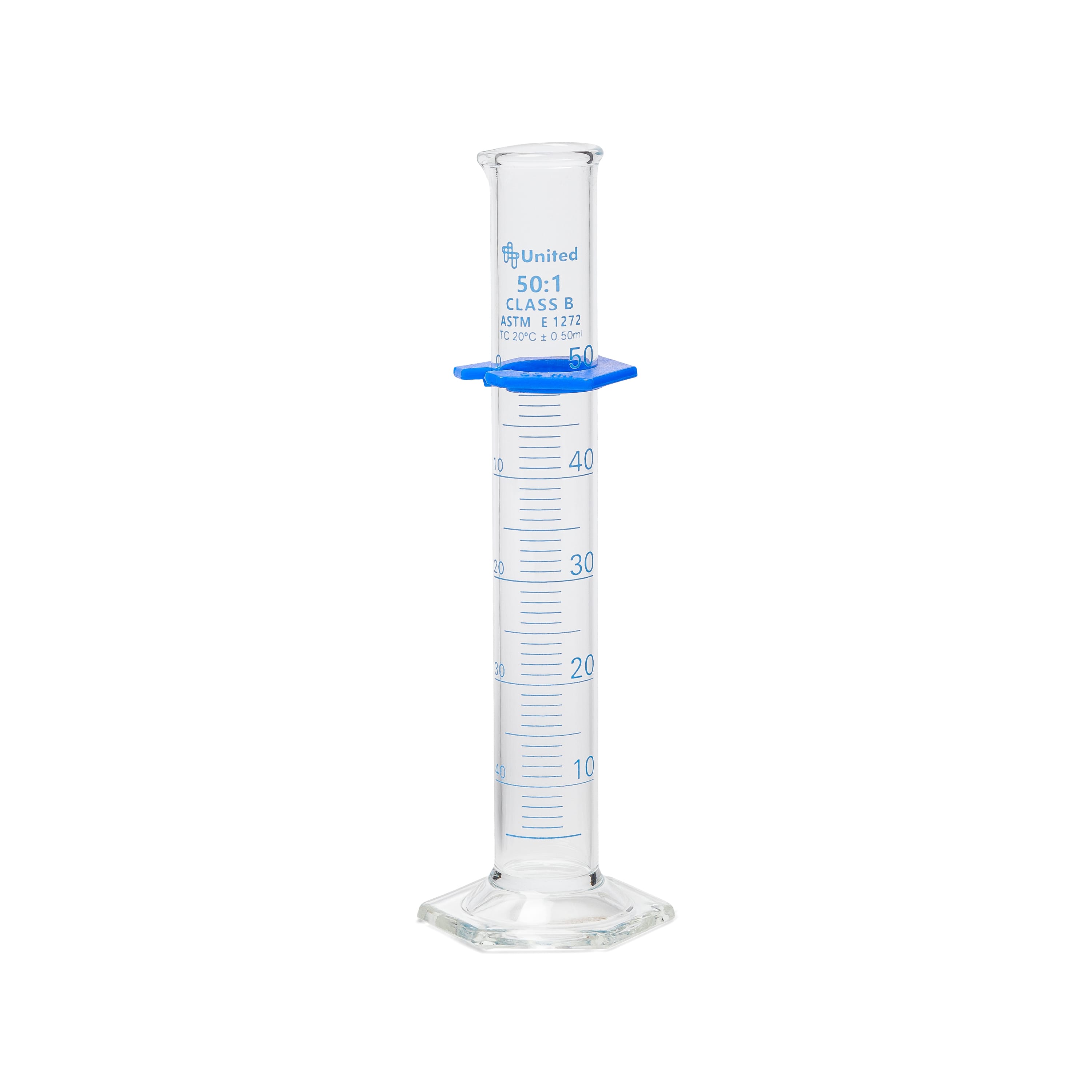 Graduated Cylinders, Double Scale, Borosilicate Glass, Class B
