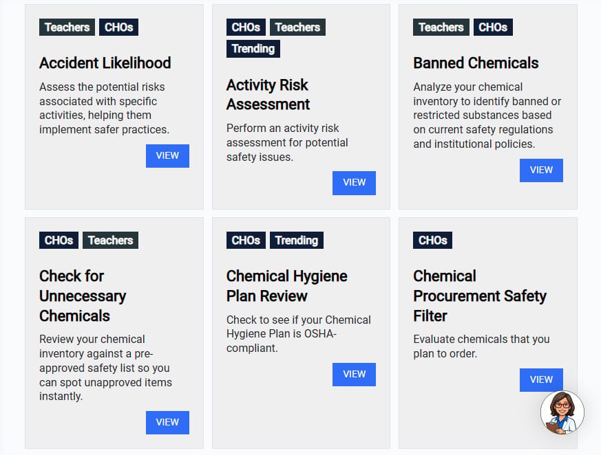 Safer STEM VERA AI Tools