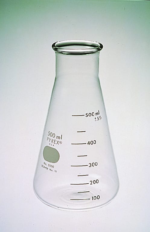 PYREX® Erlenmeyer flasks, Wide Neck, Heavy-Duty Rim, Corning
