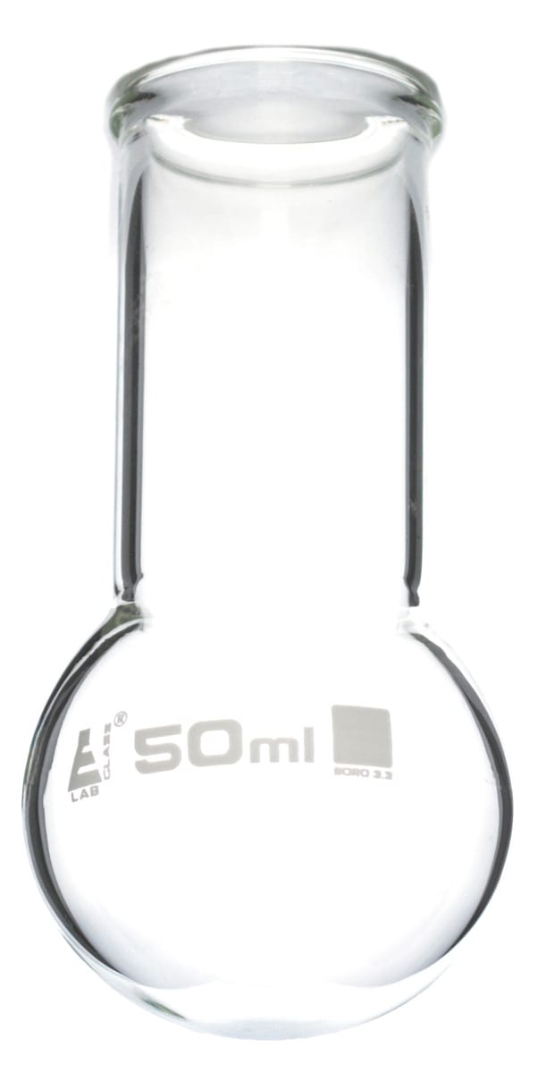 Eisco LabGlass® Boiling Flasks, Round Bottom, Wide Neck