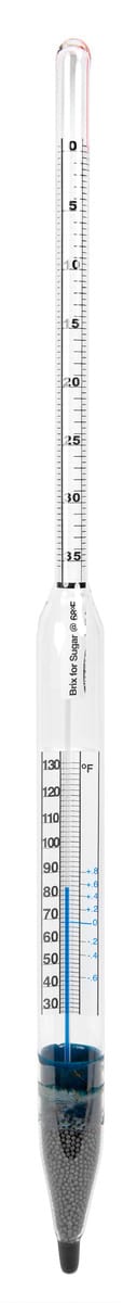 Brix Hydrometers with Thermometer (°F)