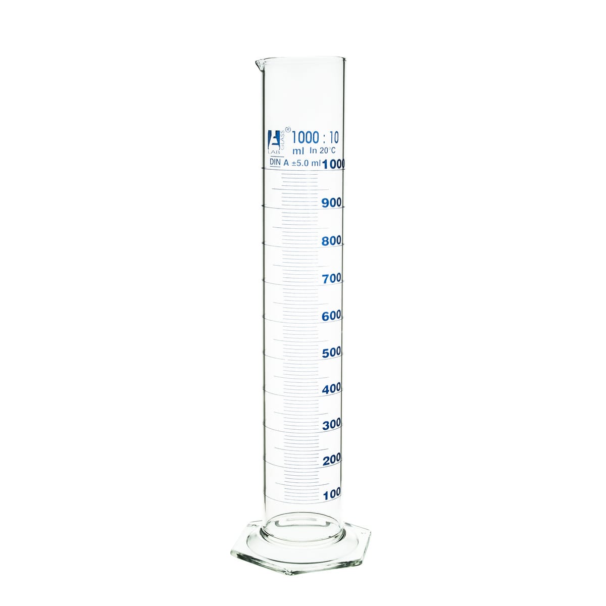 Eisco Glass Graduated Cylinders with Hexagonal Base